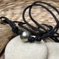 Tahitian Pearl - Green Color - 11.11mm - Choker