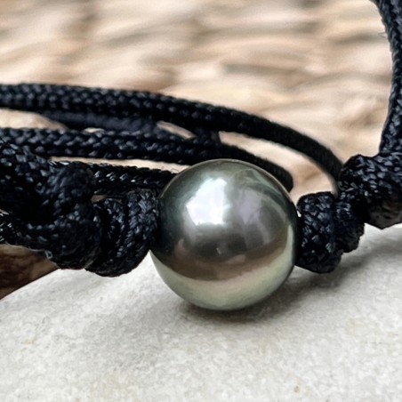 necklace Tahitian black pearl man choker price