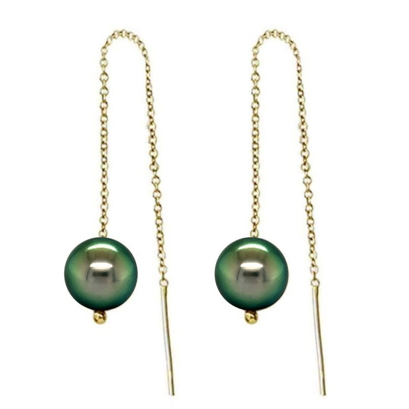 Zoa - Tahitian Pearls 18K gold Earrings