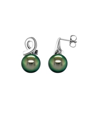 What Makes Tahitian Pearls Special? silver earrings in Tahitian pearls price - perla Tahiti - tahitian jewerly