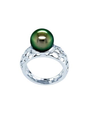 where buy a magnifiscent Tahitian pearl ring? ring in silver with pearl price - tahitian jewerly - tahitian jewerly stores