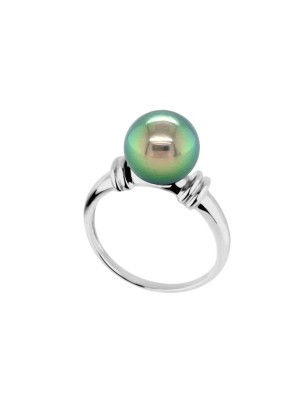 solitaire en bague or perle de Tahiti prix