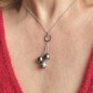 Trilogie - Perles de Tahiti - Collier Argent Rhodié