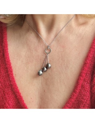 perla tahiti - tahitian pearl silver necklace price - tahitian jewelry - tahitian jewerly stores
