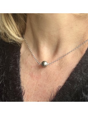 Tahitian pearl women's necklace - perla Tahiti - tahitian jewel - tahitian jewerly - tahitian jewerly stores