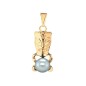 Te Mana - Tahitian Pearl 8/9mm - 18K Gold Pendant