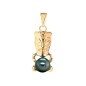 Te Mana - Tahitian Pearl 8/9mm - 18K Gold Pendant