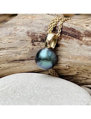 où trouve t'on les plus belles perles de Tahiti? Collier or perle de Tahiti bleu prix bijou tahitien