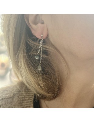 earrings for women with cultured pearls from Tahiti price - perla Tahiti