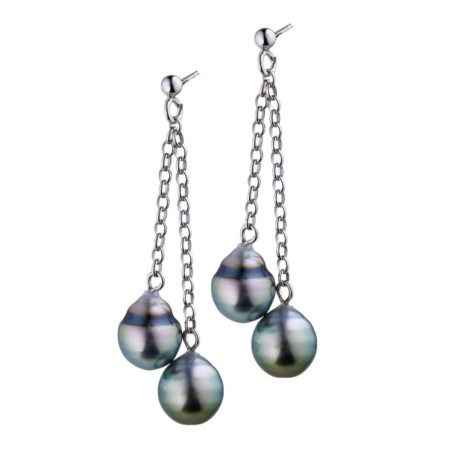 boucle oreille femme perles de culture de Tahiti prix