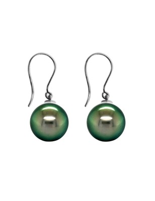 tahitian pearl earring - gold earrings with tahitian pearls price - tahitian jewelry - tahitian jewerly stores