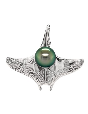 Colgante con perla de Tahití