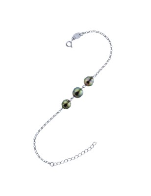 Bracciale con perla di Tahiti
