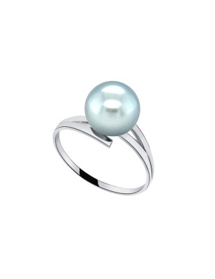 Anello con perla di Tahiti