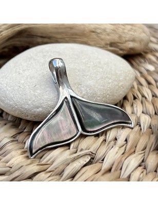 queue de baleine en pendentif nacre de Tahiti prix