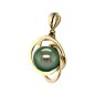 Saturne - Tahitian Pearl 18k Gold Pendant