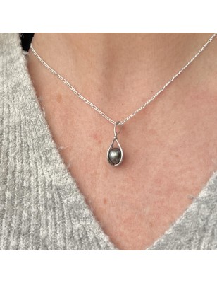 perle Tahiti en cage argent pour femme prix