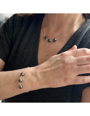 Bracciale con perla di Tahiti