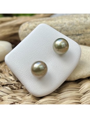 Orecchini con perle di Tahiti