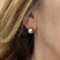 Lagon - Tahitian Pearls Gold Stud Earrings