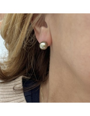 Закат в стиле Моаны - Золотисто-зеленый - 9,80 мм - Желтое золото