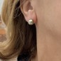 Lagon - Tahitian Pearls Gold Stud Earrings
