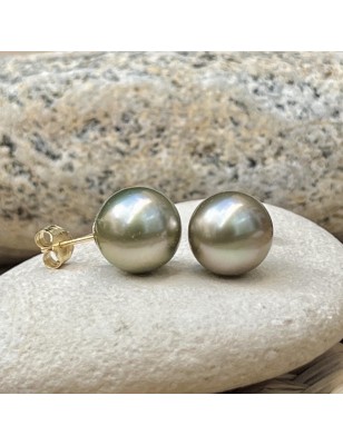 Orecchini con perle di Tahiti