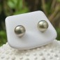 Lagon - Tahitian Pearls Gold Stud Earrings