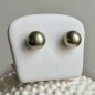 Lagon - Tahitian Pearls Gold Stud Earrings