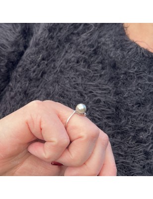 price tahitian black pearl woman ring - Poemotu