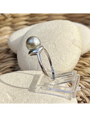 prix bague femme perle noire de Tahiti signification - Poemotu