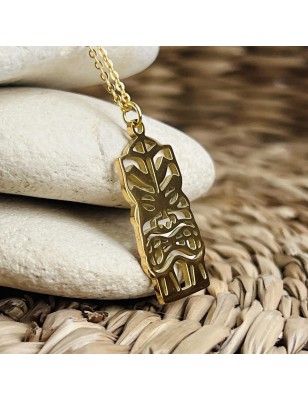 tiki or en collier homme tiki prix - fête des pères