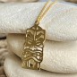 Te Mana Ora - Tiki golden pendant