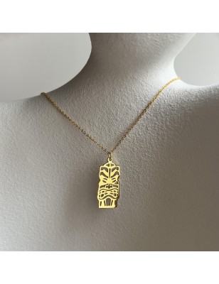 tiki or en collier homme tiki prix - fête des pères