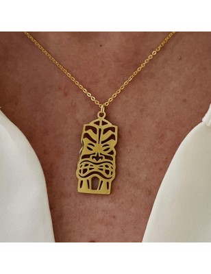 tiki or en collier homme tiki prix - fête des pères