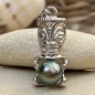 Te Mana - Tahitian Pearl - Peacock - Sterling Silver