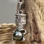 Te Mana - Tahitian Pearl - Peacock - Sterling Silver