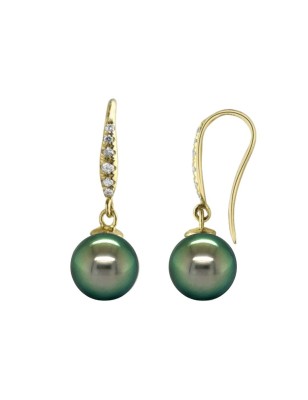 Серьги с таитянской жемчужиной