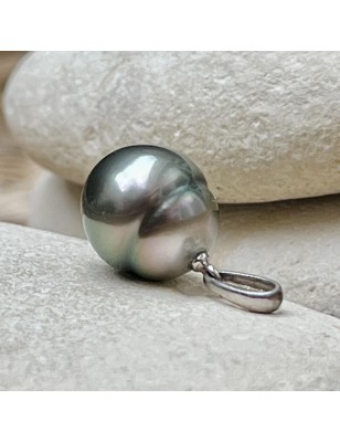 pendentif argent perle de culture de Tahiti femme prix