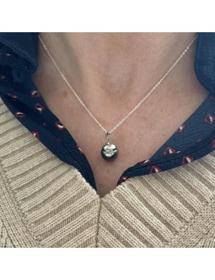 tahitian cultured pearl from tahiti women's pendant silver price - tahitian jewel