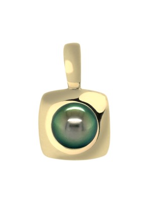 Moa-Nui - Pendentif Or 18 Carats - Perle de Tahiti 8/9mm