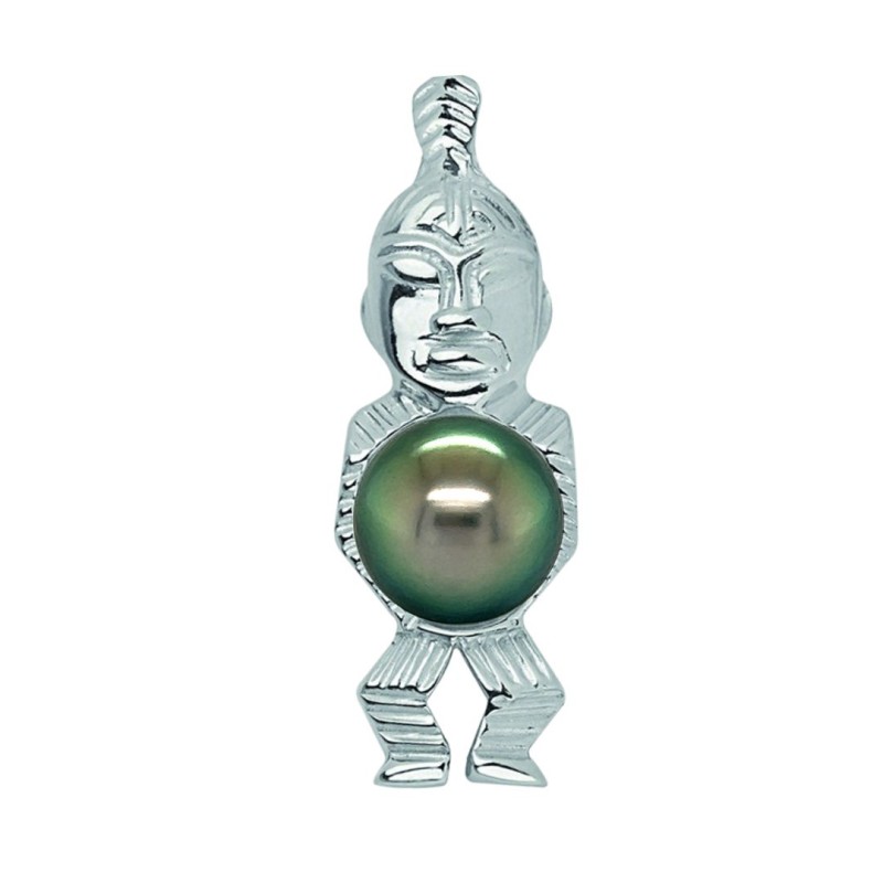 Hono-Tiki - 9/10mm Tahitian Pearl - 18K Gold