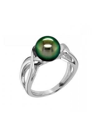prix perle Tahiti en bague argent perle de culture de Tahiti