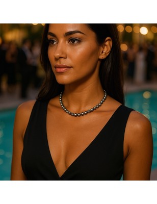Collar con perla de Tahití