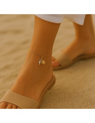 prix keshi de Tahiti en bracelet de cheville or