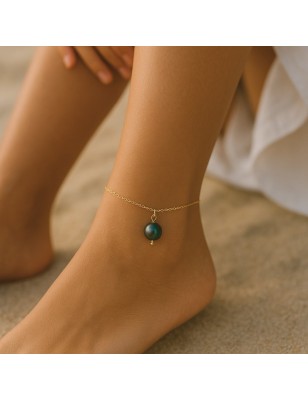 perle de tahiti en chevillère or et perle de Tahiti prix