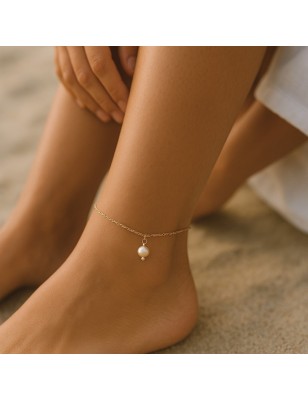 price Tahiti pearl on gold anklet - perla tahiti - tahitian jewerly stores - tahiti jewerly