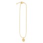 Heireva - Gold Plated Uru Leaf Ankle Chain