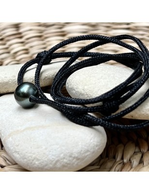 Tahiti pearl choker men necklace tahitian cultured pearl price - perla Tahiti - tahitian jewel