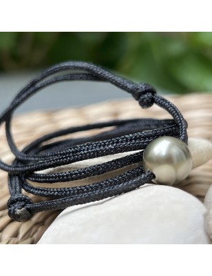 Tahiti pearl choker men necklace tahitian cultured pearl price - perla Tahiti - tahitian jewel